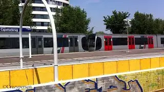 RET Metro SG3 (5635 zonder & 5605 met R-NET) op Capelsebrug Rotterdam naar De Akkers