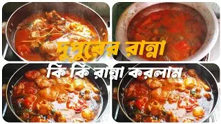 আজকে কি কি রান্না করলাম দুপুরের রান্নায়#Shirinsvlog