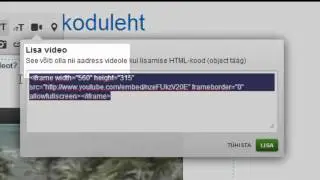 Video lisamine keskkonda Edicy.com