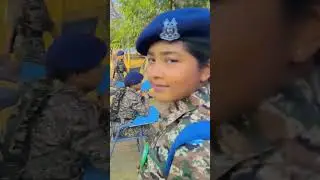CRPF Girl status 🇮🇳🔥/#army /#crpfstatus #shorts