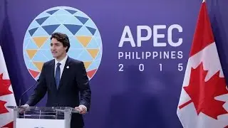 Le PM Trudeau prononce un discours à la réunion des dirigeants de l’APEC aux Philippines