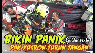 BIKIN PANIK - GOLDIE TROBEL | M.Yusron Turun Tangan - Akhirnya Juara 1 & 2 Dragbike Gadhuro