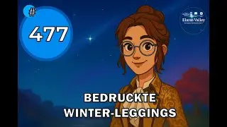 GEL&Ouml;ST: Bedruckte Winter-Leggings | Schwebendes Winterfest | DDV #477