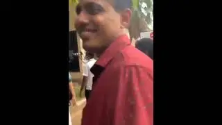 Lawyers and the students expressed their displeasure when President visit Colombo University