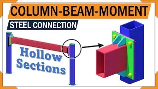 Beam to column Steel connection | bolted connections | steel fabrication | 3d animation
