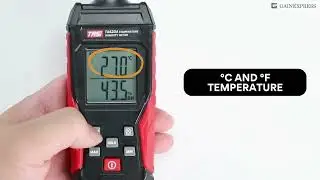 HTM‑483 Thermo‑Hygrometer , Portable Temp & Humidity Meter &mdash; High Precision, Backlight