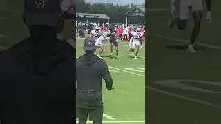 2025 Texans Training Camp Skirmish Fight w Carolina Panthers.  #texans #nfl #trainingcamp