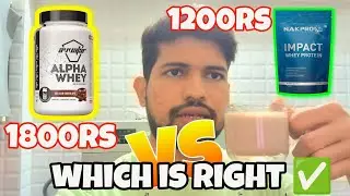 1st Time Trying Indian Brand Avvatar Alfa Whey Protein ! 