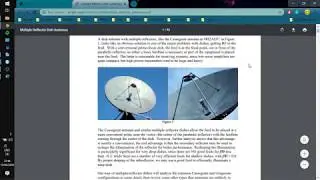 Cassegrain Reflector Antenna Desing in CST