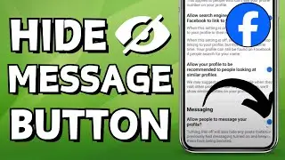 How To Hide Your Message Button On Facebook Profile (Step By Step Guide)