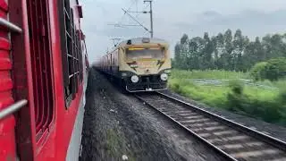 Andaman Express Skips Kavaraipettai and Gummidipoondi | EMI train Xings | Rail Scene #train #travel