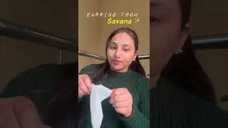 Earring from savana ✨#trending #viral #roadto1k #ytshorts #savana #fyp #vibeewithsuhanaa #foryou