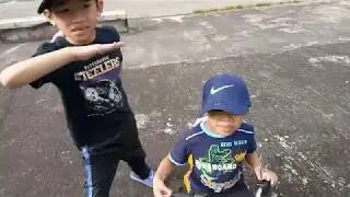 Kite running around while Edge is chasing him on his slow motorcycle