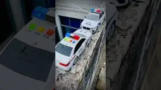 Light and sound police car versus police car toys