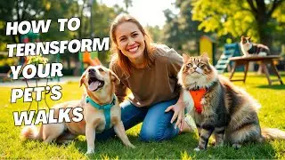 How to Transform Your Pet&rsquo;s Walks! 🐾 Adjustable Cat & Dog Harness Set Review