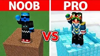 My noob friend chelenge me 😆 minecraft 