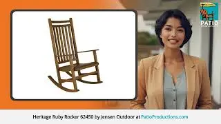Jensen Outdoor Heritage Ruby Rocker 62450 | Luxury Comfort for Your Outdoor Retreat