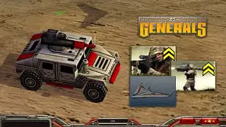 Defeat Hard Bot in Less Than 4 Minutes - Command & Conquer Generals Zero Hour