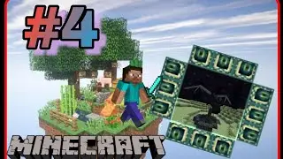 MINECRAFT PE SKY-BLOCK |#4 |GOING TO THE END!
