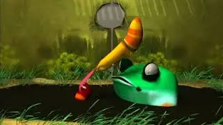 Larva swamp - Semester project (Cover larva cartoon of TUBA Studio)
