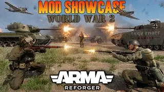 ARMA REFORGER 1.7 | WORLD WAR 2 MODS SHOWCASE | Weapons, Gear & Vehicles