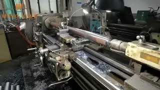 China large and long steel workpiece custom machining service, heavy steel parts lathe turning