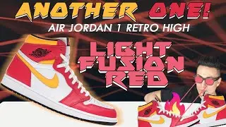 New Air Jordan 1 With 2021 Summer Vibes! AJ1 LIGHT FUSION RED On Foot Review!