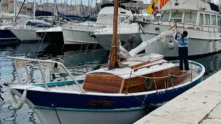 Coco, la barquette Marseillaise &eacute;lectrique, &eacute;quip&eacute;e du Kywat AE24 de Synapseo Nautisme