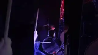 Live drumming from the drum booth! #drums #drummer