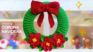 &iexcl;POR FIN! 🤩 Teje la Base de tu Corona de Navidad Amigurumi F&aacute;cil y R&aacute;pida | GRETAWINGS