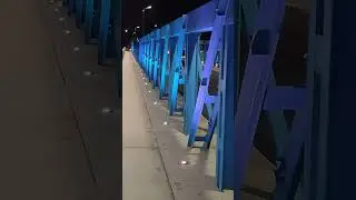 Transforming Oborniki&rsquo;s Bridge with Light &ndash; VAVE Light #drone #light #ledlights