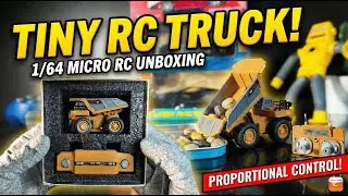 Unboxing Banggood's 1/64 RC Dump Truck with LED Lights & Epic Dump Action 🚛✨ #unboxing