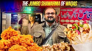 Best ever Jumbo Shawarma & Zinger Burger with Delicious taste of Waqas Shawarma Sadiqabad FoodStreet