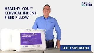 Healthy You&reg; Cervical Indentation Fiber Pillow Overview