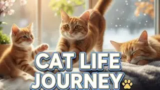Cat&rsquo;s Life Story ❤️ From Tiny Kitten to Old Age &ndash; Must Watch!