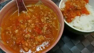 Hong Kong Recipe : Stewed Tomato with Minced Pork