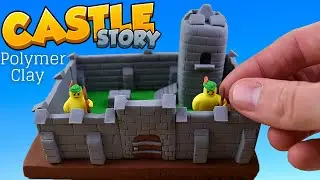 Making My Castle From Castle Story - Polymer Clay Tutorial + Giveaway