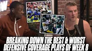The Best And Worst Defensive Back Plays Of NFL Week 8 With Darius Butler | Pat McAfee Show