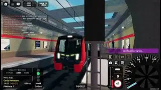 Roblox SCR V2.2.5 Metro Class 777/0 R134 St Helens Bridge &rarr; Barton (Clockwise)