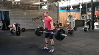 David Hang Clean 3 reps 90kg