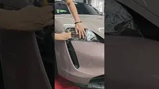 porsche taycan headlamp ppf TPU