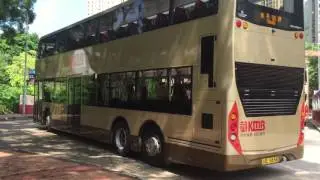 ADL 12.8m Bus with Rear Axle Steering around the sharp corner