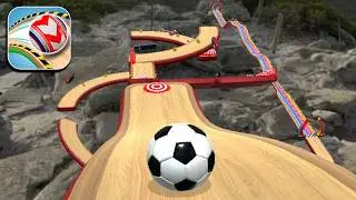 Rolling Balls 3D Sky Race Speedrun Gameplay Levels 66-67