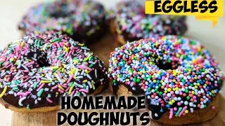 Eggless Donut | Quick & Easy Homemade Donut | How to Make Donut At Home