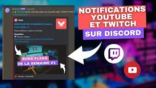 NOTIFICATIONS YOUTUBE ET TWITCH AUTOMATIQUES SUR DISCORD - TUTO PINGCORD