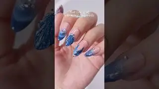 ✨Dreamy Mermaid Nail Art Tutorial✨ #MermaidNails #Bluecateyegel #fyp #NailArt  #nailart NailTutorial