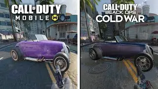Miami Strike Map comparison (Cod Mobile vs. Cold War)