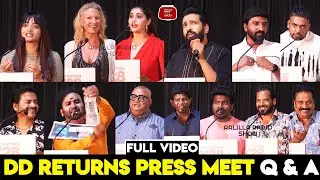 சந்தானம் கலாய்😂🤣| DD Returns Press Meet | DD Returns Press Meet Full Video | Question & Answers