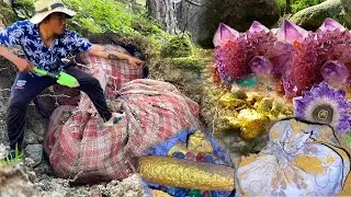Mining Treasures Diamond & Gemstone Under Stone at Big River , Finding By Hunter