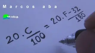 Converter Fahrenheit para Celcius  ( parte 08 )  Porque 5/9 ???